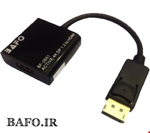 تبدیل دیسپلی به HDMI اکتیو بافو | مبدل Display Port به HDMI بافو Activeمدل BF-2651